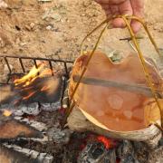 Fish baked on a fire in clay, fish baked on a stone and in parchment, in sand and in the ground, as well as crucian carp in sour cream Fish baked with shrimp