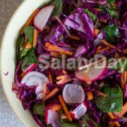 Parimad retseptid salatite jaoks värskest kapsast porgandiga Kapsa porgandisalat nagu söögitoas